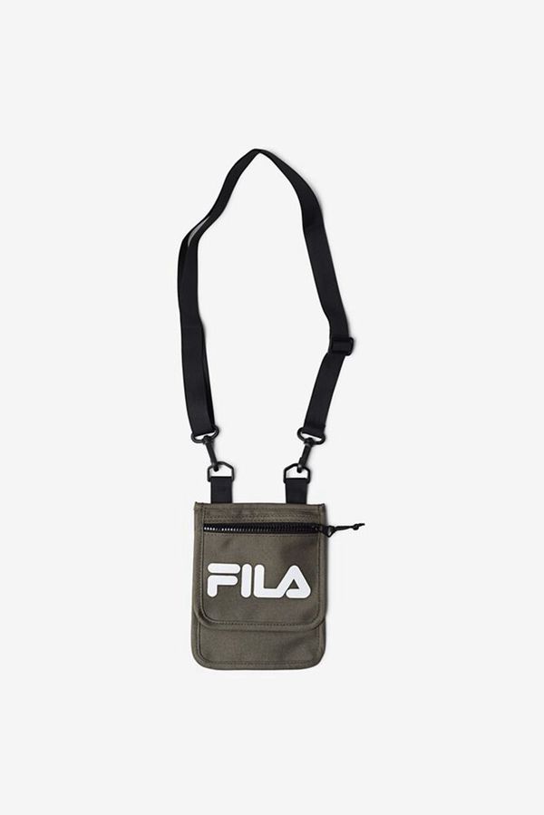 Fila Vaková Taška Olivovo Zelená - Writer Neck Pouch Vypredaj - Slovakia 32870-NHBT